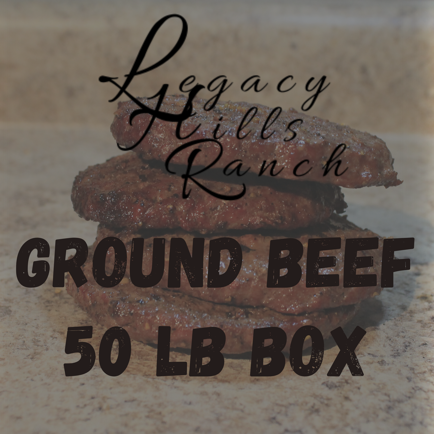 Dry-Aged Ground Beef - 50 LB Box