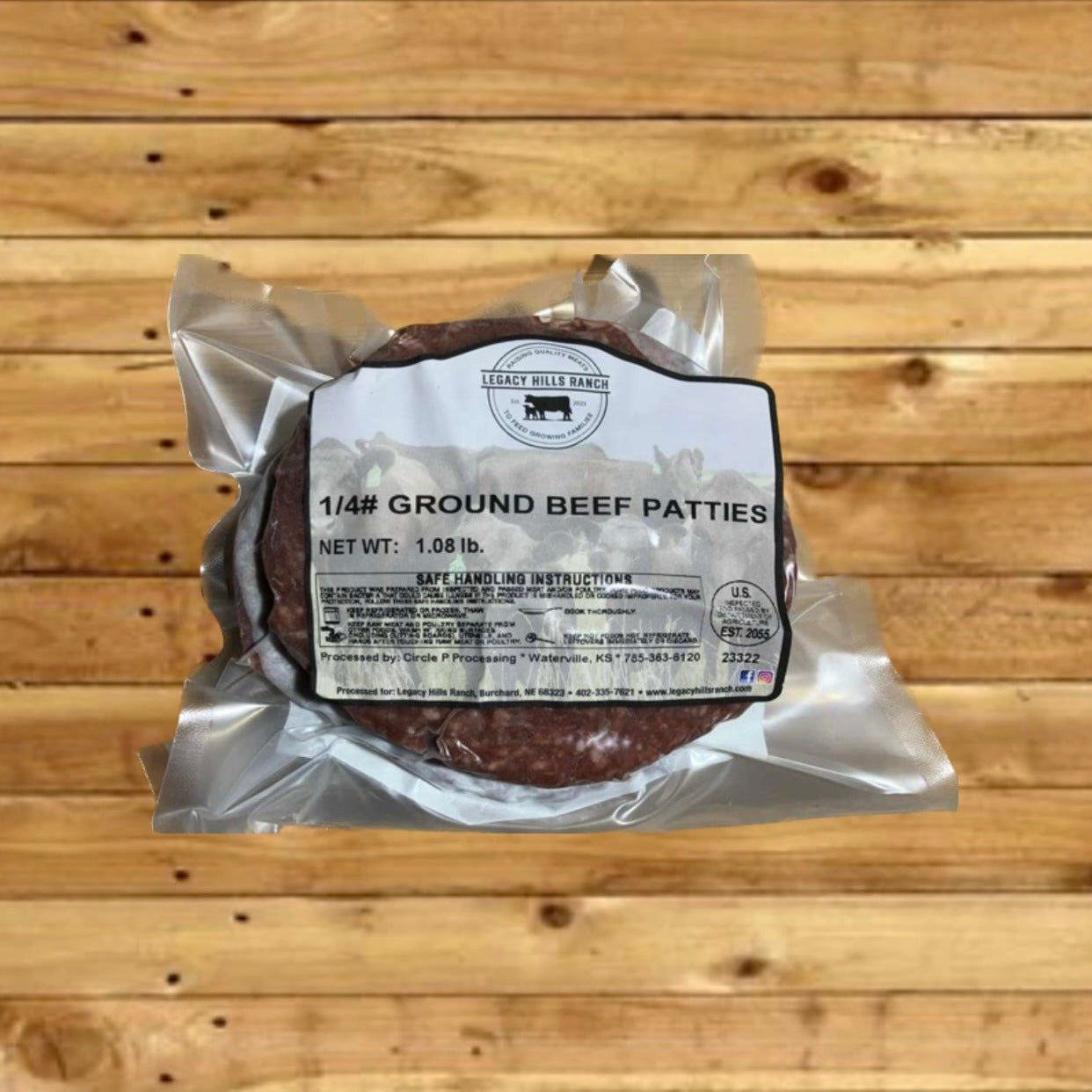 Dry-Aged Ground Beef Patties