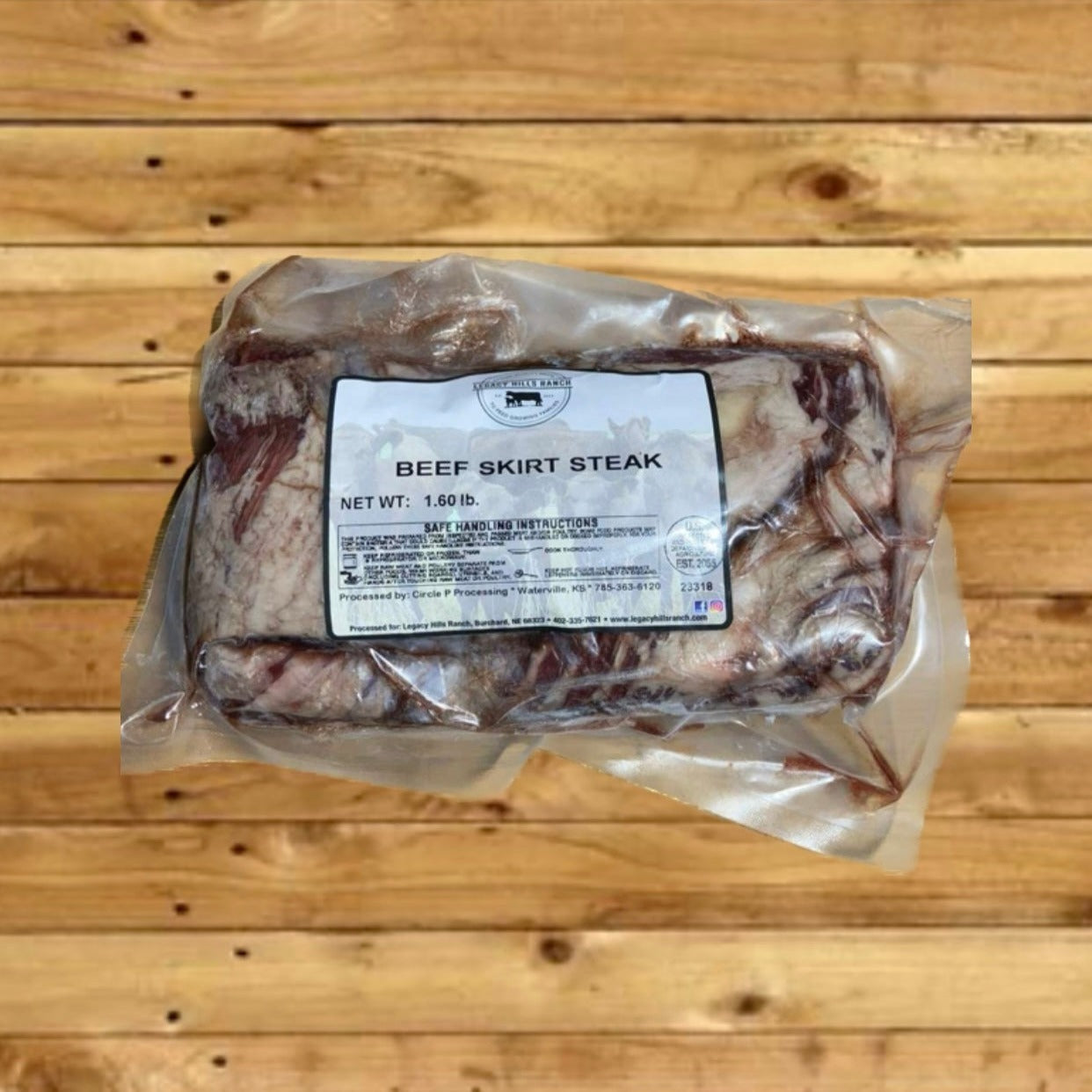 Dry-Aged Beef Skirt Steak (2/pack)